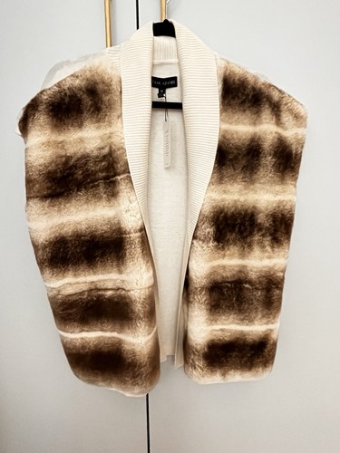 Izaak azanei fox fur vest - izaak,