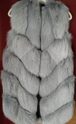 Real fox fur lady long - real,