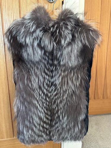 Womens real fox fur - fox, gilet