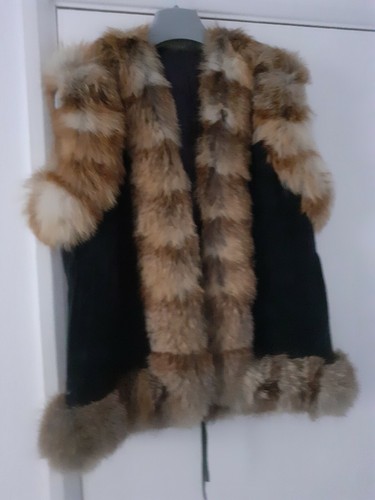 Vintage fox fur trim - fox,
