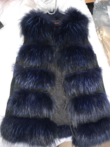 Long blue black - long, fur