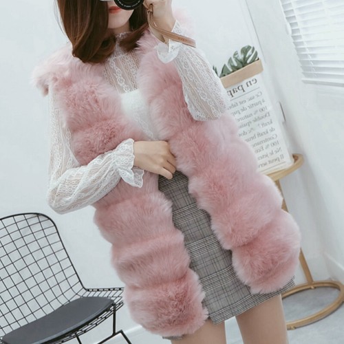 Luxury women faux fox fur - luxury,