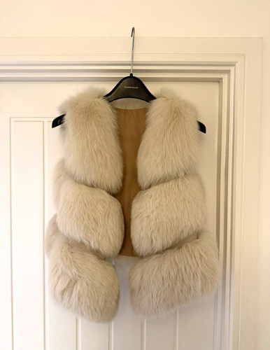 Real fox fur gilet - fox, gilet-