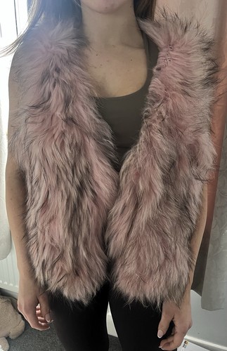 Fox fur gilet women real - fur,