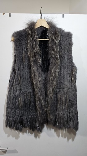 Vintage real rabbit - vintage, gilet