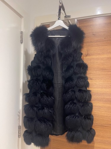 Real fox fur gilet - real,