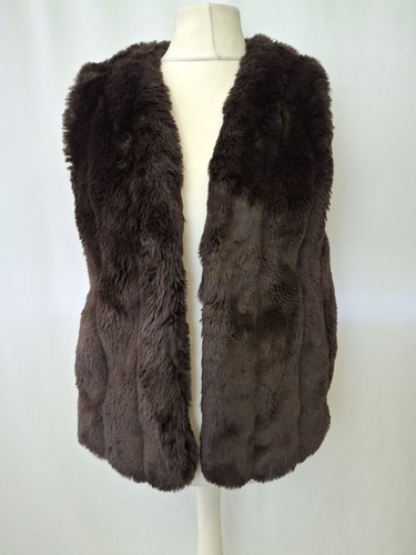 Dkny ladies brown faux fur - dkny,