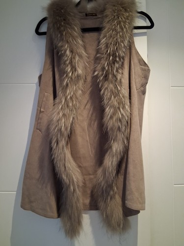 Jayley real fur luxury gilet - jayley,