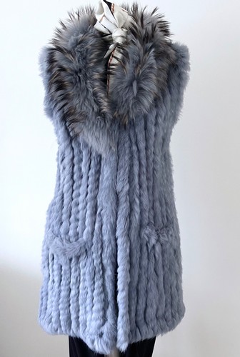Jayley real rabbit fur gilet - jayley,