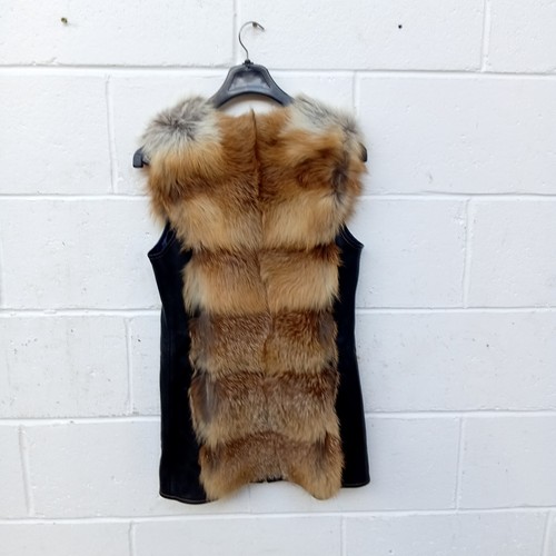 Vintage real fox fur brown - real,