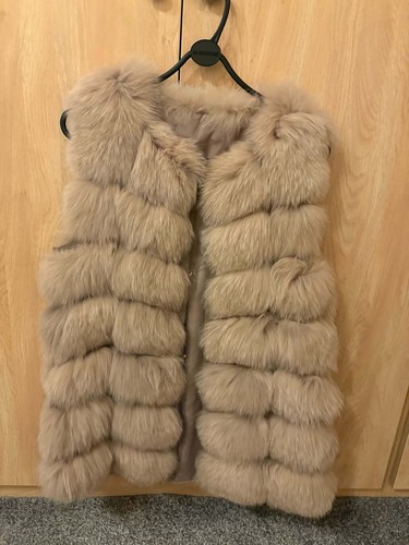 Gilet women real fur jacket - ,