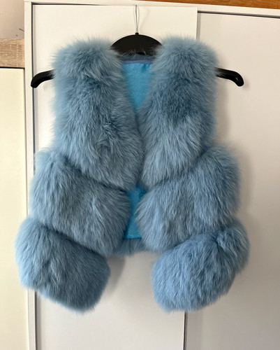 Women blue fox fur - women’s,